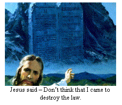 Jesus Said the Ten Commandments are here to stay